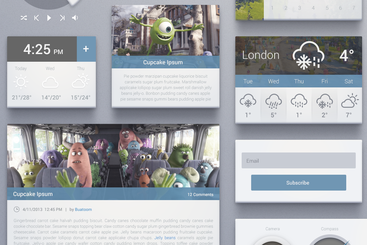 Ishtar Kit, an UI Kit Template by buatoom (Photo 3 of 5)