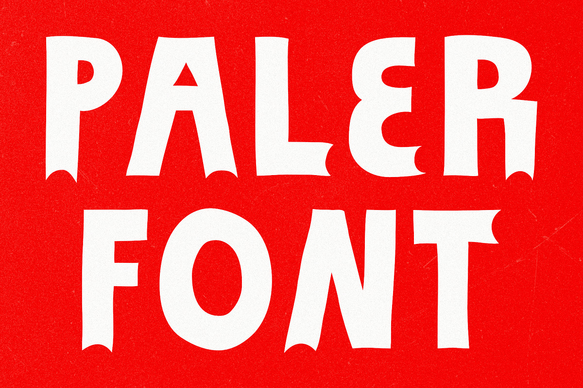 Paler | Handmade Display Font, a Handwritten Font by SMZD (Photo 1 of 5)
