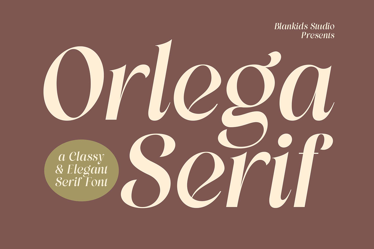 Orlega Serif a Classy & Elegant Font, a Serif Font by Honestype (Photo 2 of 12)