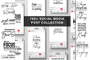 750+ Social Media Daily Post Bundle, an Arts & Entertainment Photo by Chipshpow Graphics (Thumbnail 1 of 5)