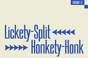 Highway 75 - Condensed Sans-Serif, a Sans Serif Font by Lateral Design (Thumbnail 7 of 16)