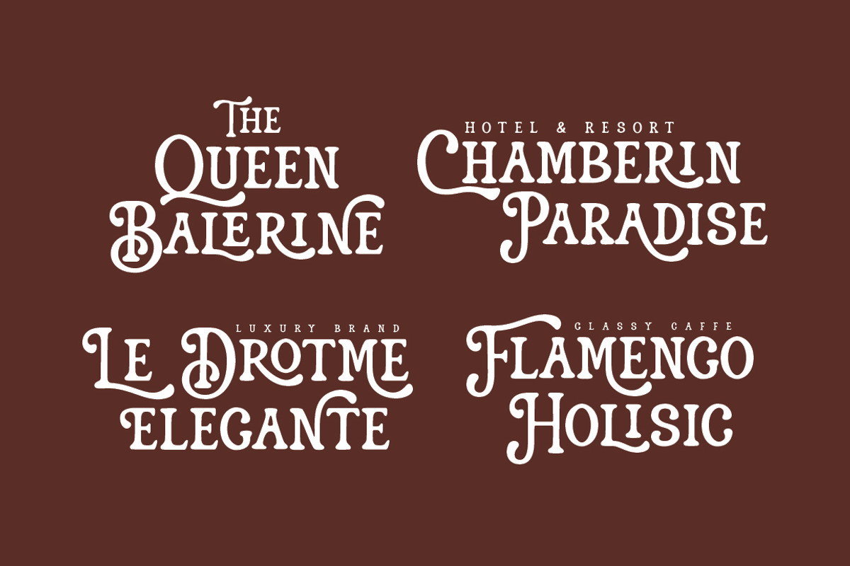 Alendro - Vintage Display Font, a Serif Font by Typebae (Photo 2 of 8)