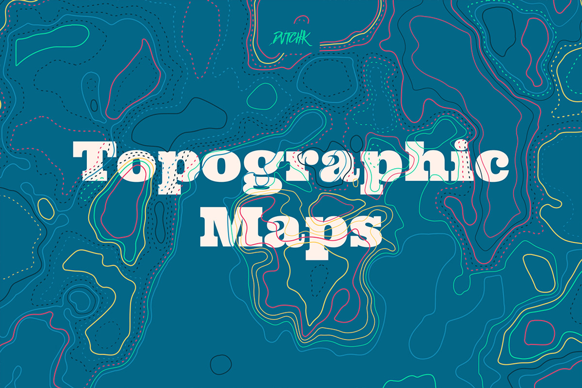 Topographic Maps, a Background Graphic by dvtchk (Photo 10 of 11)