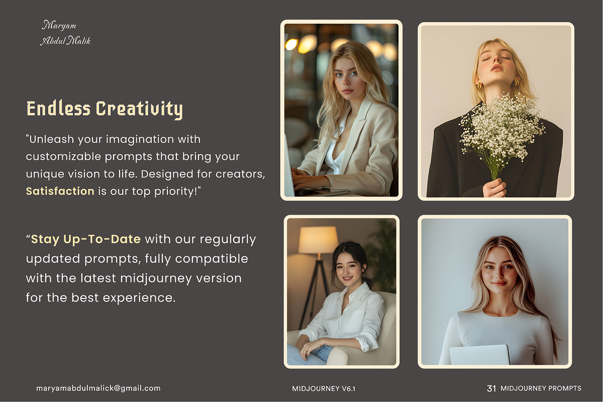 MidJourney Aesthetic Prompt Pack, a Photo by maryamdesignarts (Photo 8 of 9)