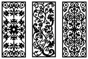 Elegant Lasercut Panel Vector Set, an Illustration by Amazin_art (Thumbnail 12 of 21)