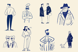Set of Everyday Situations, an Illustration by Sybillla