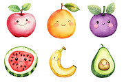 fruit collection Clipart, an Illustration by CitraGraphics (Thumbnail 3 of 5)