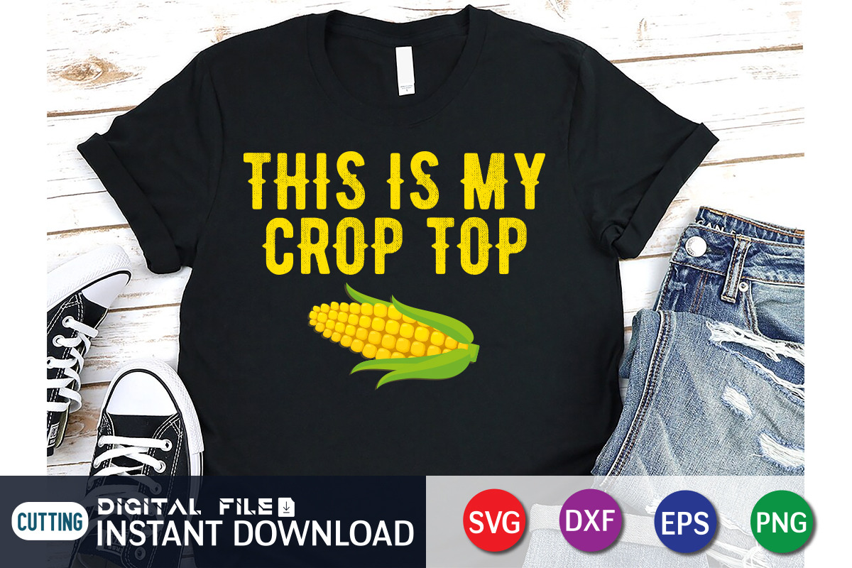 This is my Crop Top SVG, an Illustration by FunnySVGCrafts (Photo 3 of 3)