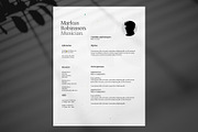 Minimal Creative Resume Pack by Srg, a Resume Template by Srg® (Thumbnail 8 of 11)