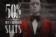Portia | Film Noir Inspired Font, a Sans Serif Font by ochaya designs (Thumbnail 4 of 8)