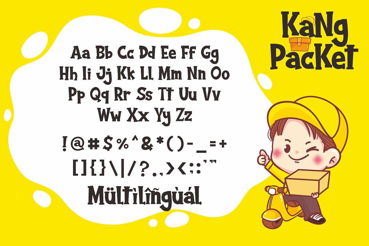 KaNg PacKet, a Font by Fachranheit Studio (Photo 11 of 12)