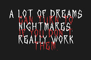 Lartzor Horror Display Font, a Handwritten Font by Maulana Creative (Thumbnail 2 of 7)