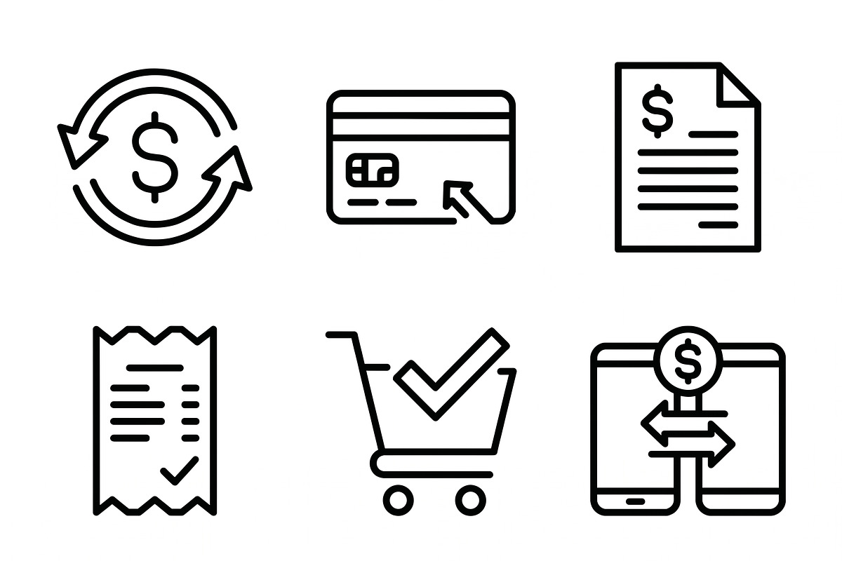 42 Banking Payment Outline Icons, an Outline Icon by adenpinkstore (Photo 1 of 18)
