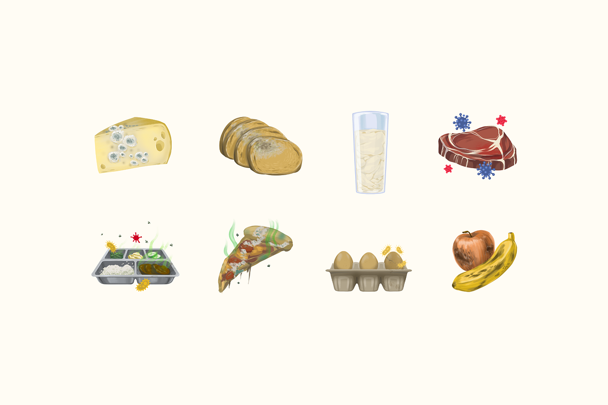 Spoiled Foods, a Food Illustration by Deemak Daksina (Photo 2 of 3)