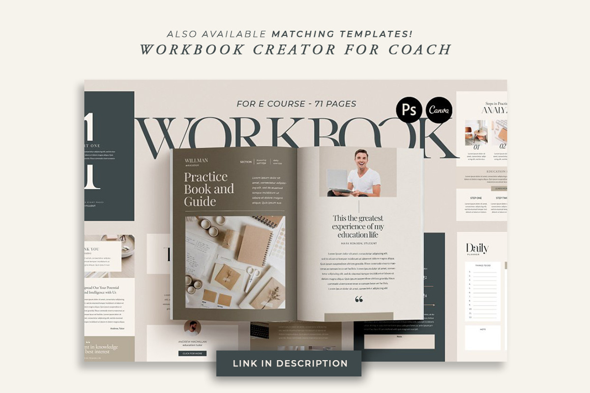 2in1 Bundle eBook + Workbook CANVA, a Magazine Template by Eviory (Photo 49 of 51)