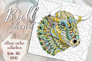 Ethnic Collection: Bull, an Animal Illustration by ArtoJoy (Thumbnail 1 of 5)