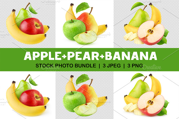 Apple Pear And Banana