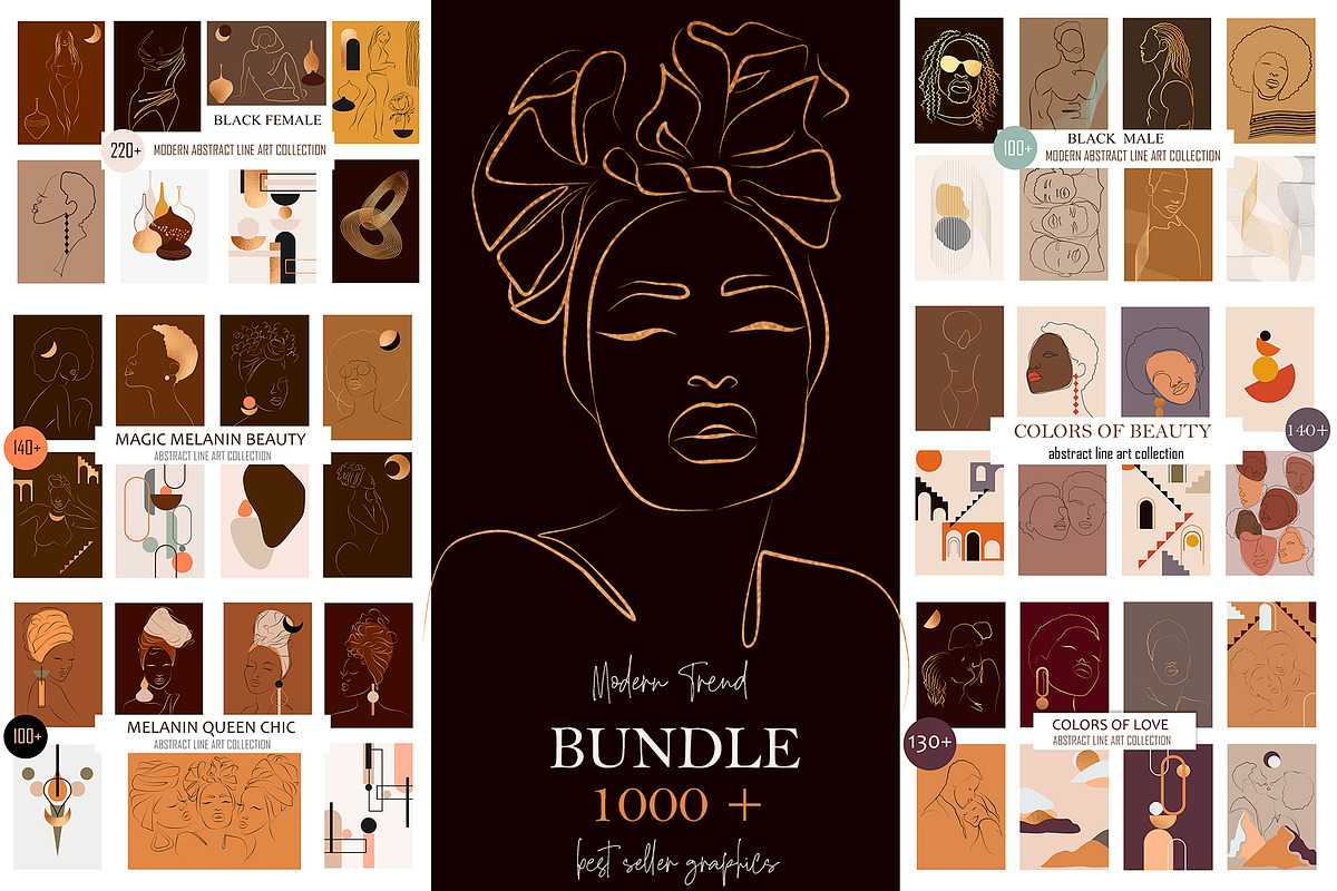 BUNDLE BEST SELLER Modern Graphics, an Illustration by ArtOLB (Photo 1 of 27)