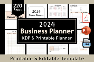 Small Business Planner Template, a Templates & Theme by POC Digital
