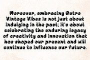 Retro Vintage Vibes - Handwritten, a Handwritten Font by Charmingbear59.design (Thumbnail 4 of 5)