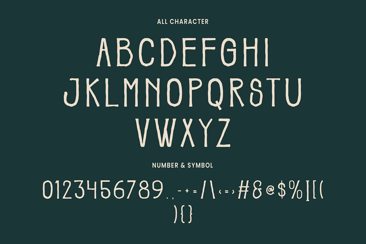 Hollien Stamp Sans Serif, a Sans Serif Font by Maulana Creative (Photo 5 of 8)