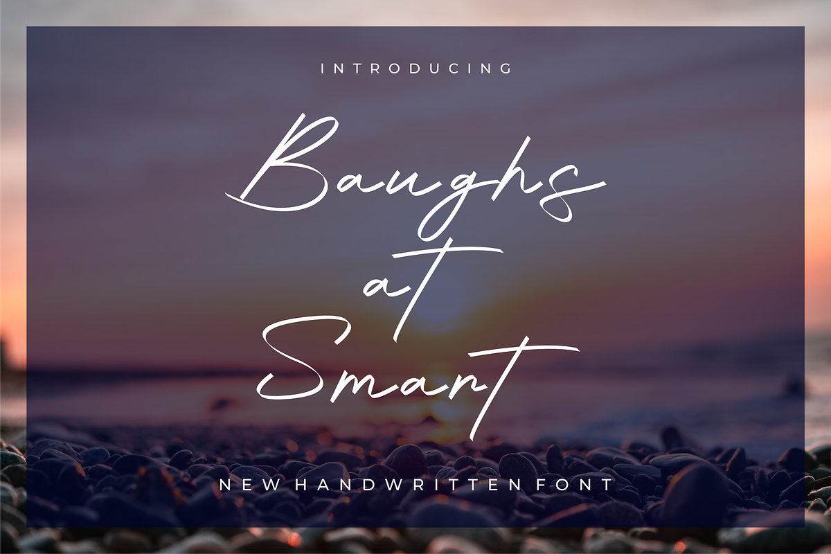 Baughs At Smart - Font, a Handwritten Font by artchiles_design (Photo 1 of 5)