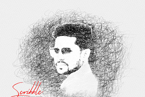 Scribble Photo Effect Art