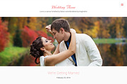 Wedding Theme, a WordPress Template by DesignOrbital (Thumbnail 1 of 5)