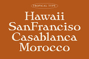 Sunliner Revival Retro Font, a Serif Font by Tropical Type (Thumbnail 10 of 12)