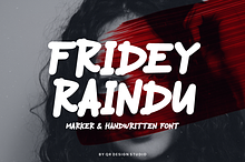 Fridey Raindu Stamp & HandDrawn Font