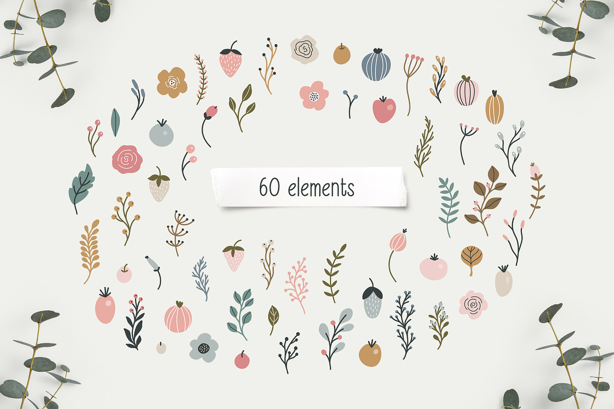 Nordic Berries Vector Collection, a Pattern Graphic by Little Nordic Atelier (Photo 10 of 11)