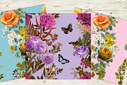 Roses seamless paper, a Pattern Graphic by NastiaDesignsPrints (Thumbnail 8 of 10)