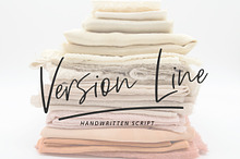Version Line | Handwritten Font