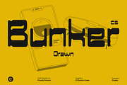 CS Bunker Drawn, a Sans Serif Font by Craft Supply Co. (Thumbnail 1 of 8)