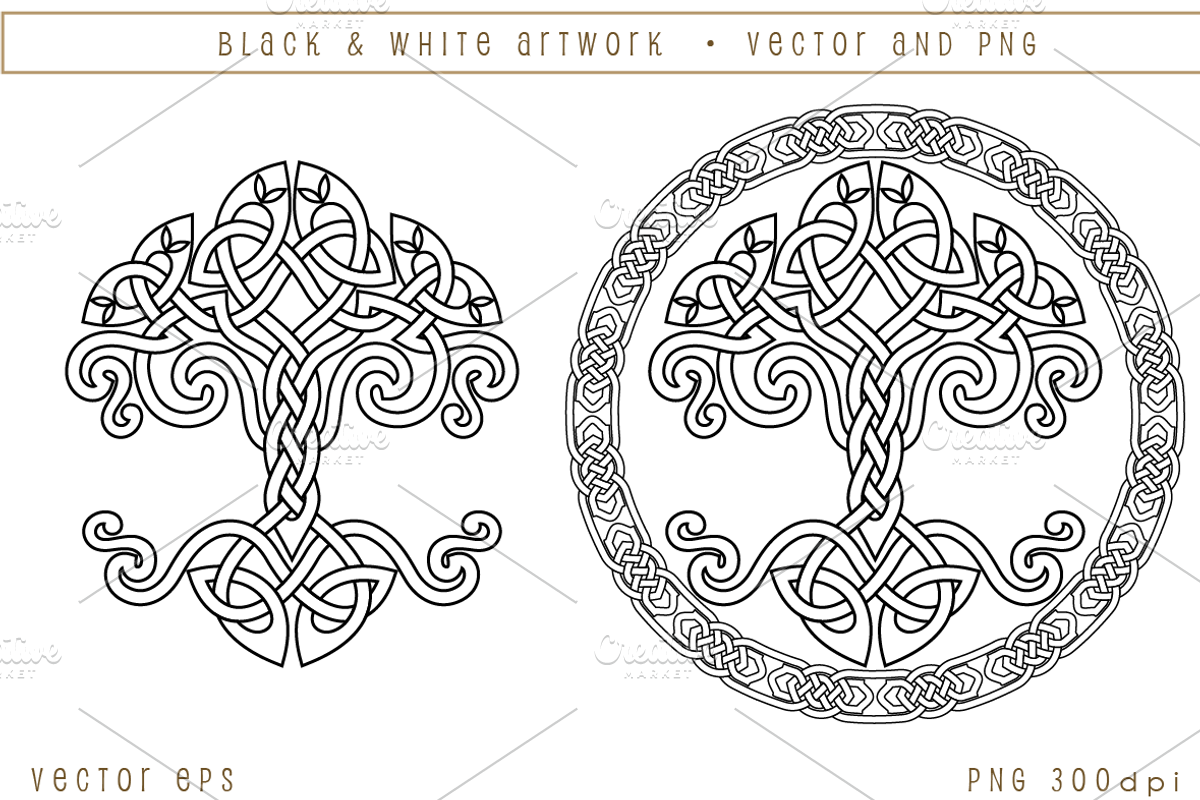 AON Celtic Tree of Life 2, an Illustration by AonCelticArt