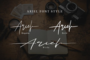 Ariel Signature Font, a Script Font by khurasan (Thumbnail 8 of 9)