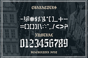 Mekre Decorative Font, a Blackletter Font by WhymoreArt (Thumbnail 5 of 5)