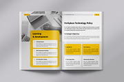 HR / Employee Handbook, a Brochure Template by Orcshape Studio (Thumbnail 7 of 12)