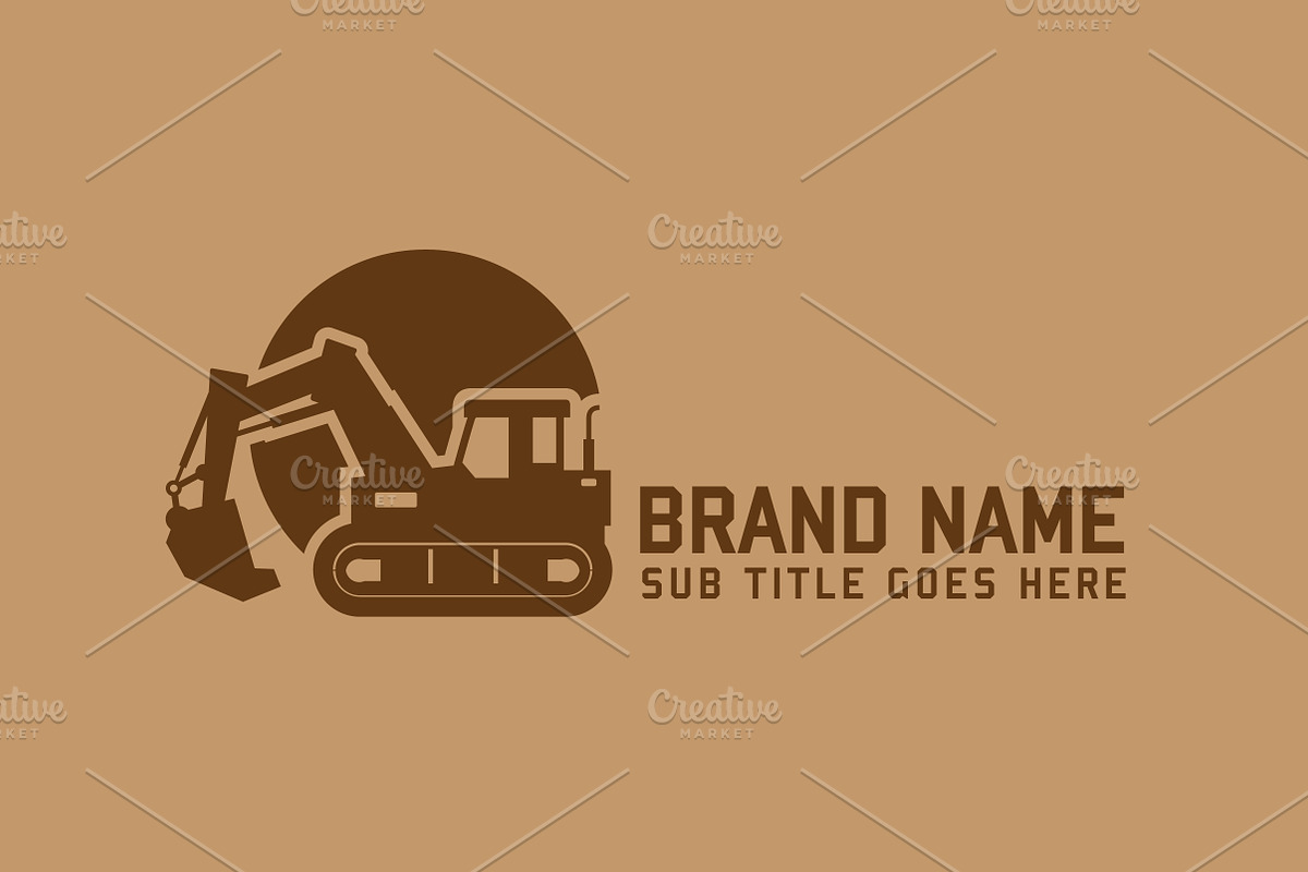 Construction Logo. Vector & Mock-Up, a Branding & Logo Template by Multiple (Photo 3 of 5)