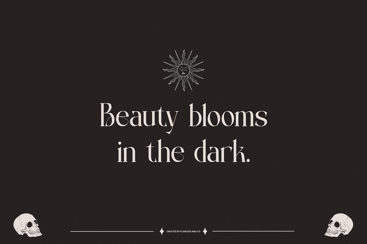 Gundoova - Blackletter Serif Font, a Blackletter Font by Flawless And Co (Photo 8 of 10)