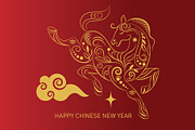 Card Set Chinese New Year, an Animal Illustration by lenlis (Thumbnail 7 of 8)