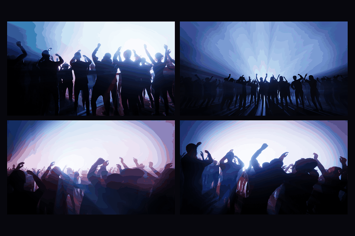 Live Crowd - 12 4K Videos, a Background Graphic by Photocreo Michal Bednarek (Photo 5 of 7)