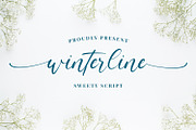 Winterline - Sweety Script, a Script Font by Almarkhatype (Thumbnail 1 of 8)