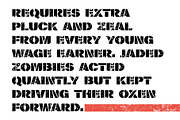 QUARANTINED, a Font by vtks design (Thumbnail 3 of 4)
