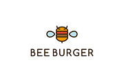 Bee Burger Logo, a Branding & Logo Template by Mauro Bertolino (Thumbnail 2 of 4)