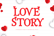 Love Story - Modern Serif Valentine, a Serif Font by overlaytemplates (Thumbnail 1 of 5)