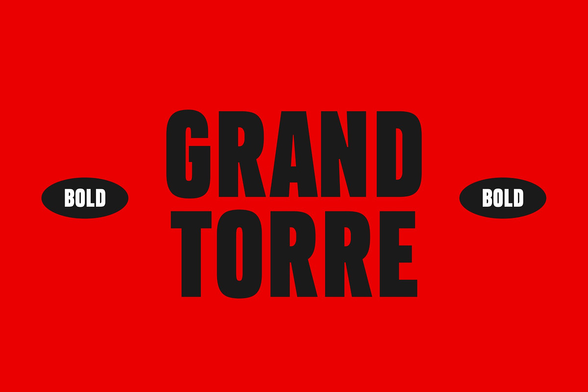 Grandtorre Font - Bold, a Font by Studio Moara (Photo 1 of 8)