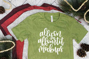 Bella Canvas Christmas Mockup Bundle