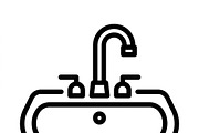 40 Bathroom Essentials Vector Icons, an Outline Icon by adenpinkstore (Thumbnail 11 of 15)