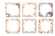 Hand drawn watercolor style breakfas, a Background Graphic by SketchArtStudio (Thumbnail 2 of 3)